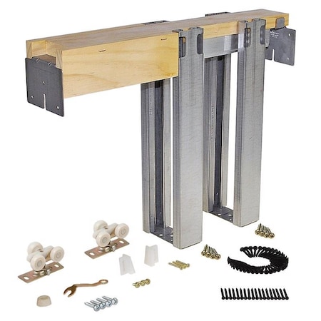Johnson Hardware 1500HD Series Aluminum Pocket Door Frame Kit 153070HD